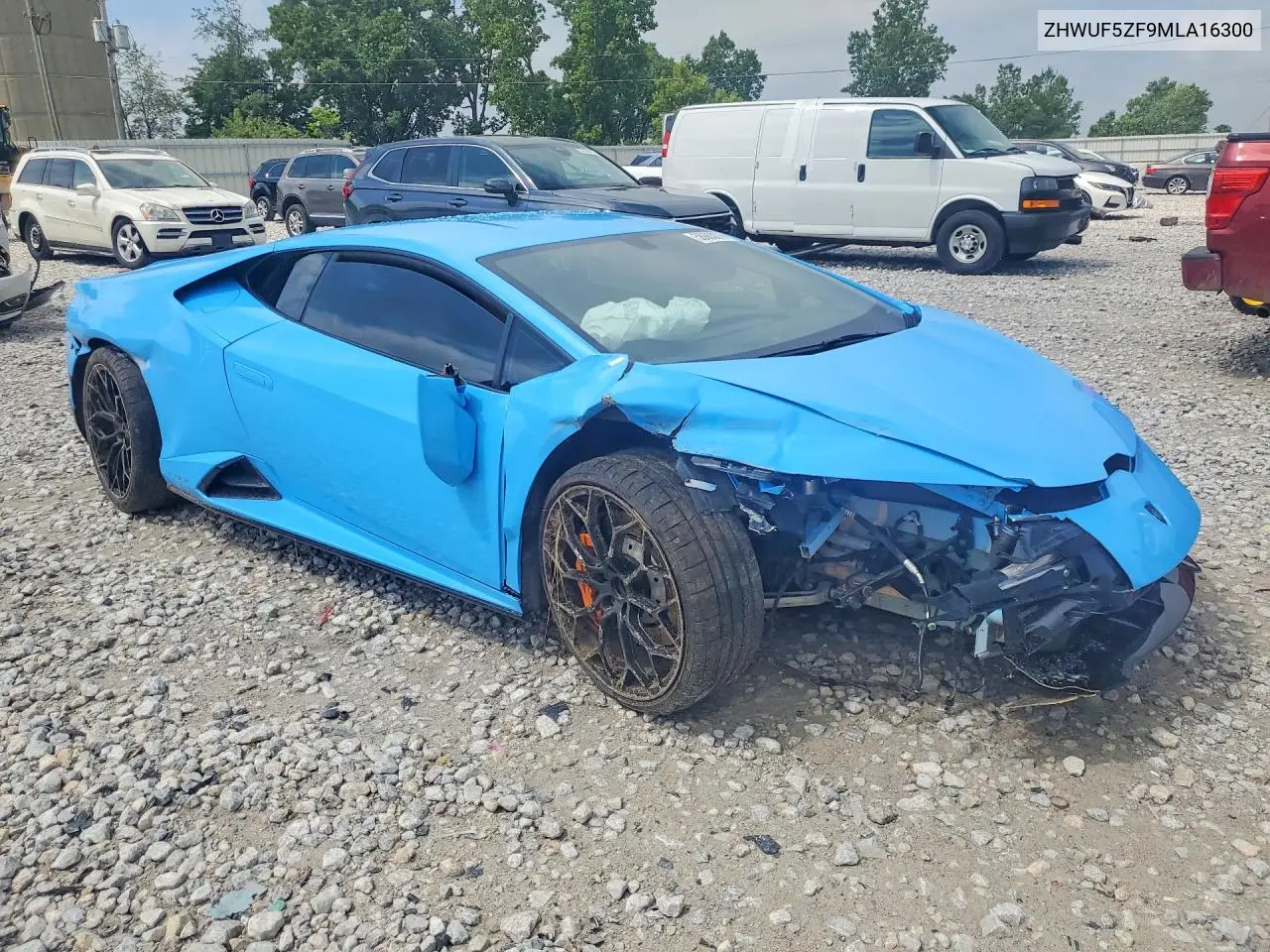 2021 Lamborghini Huracan Evo VIN: ZHWUF5ZF9MLA16300 Lot: 58683076