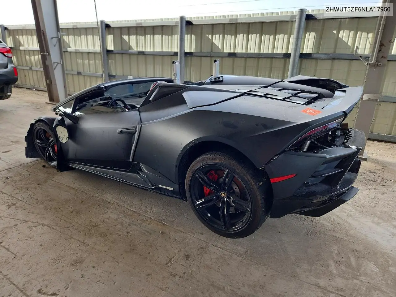 2022 Lamborghini Huracan Evo VIN: ZHWUT5ZF6NLA17950 Lot: 58105206