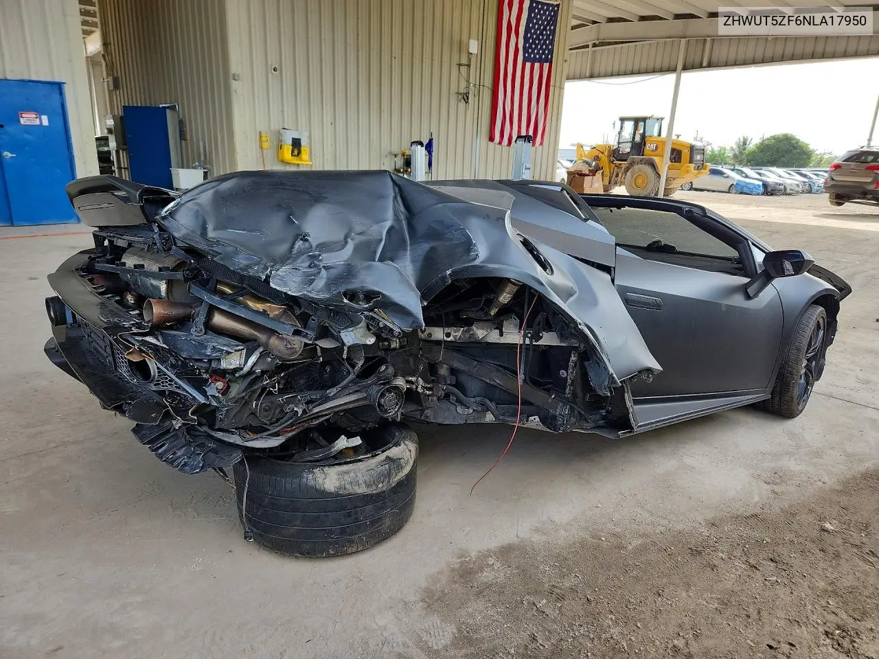 2022 Lamborghini Huracan Evo VIN: ZHWUT5ZF6NLA17950 Lot: 58105206
