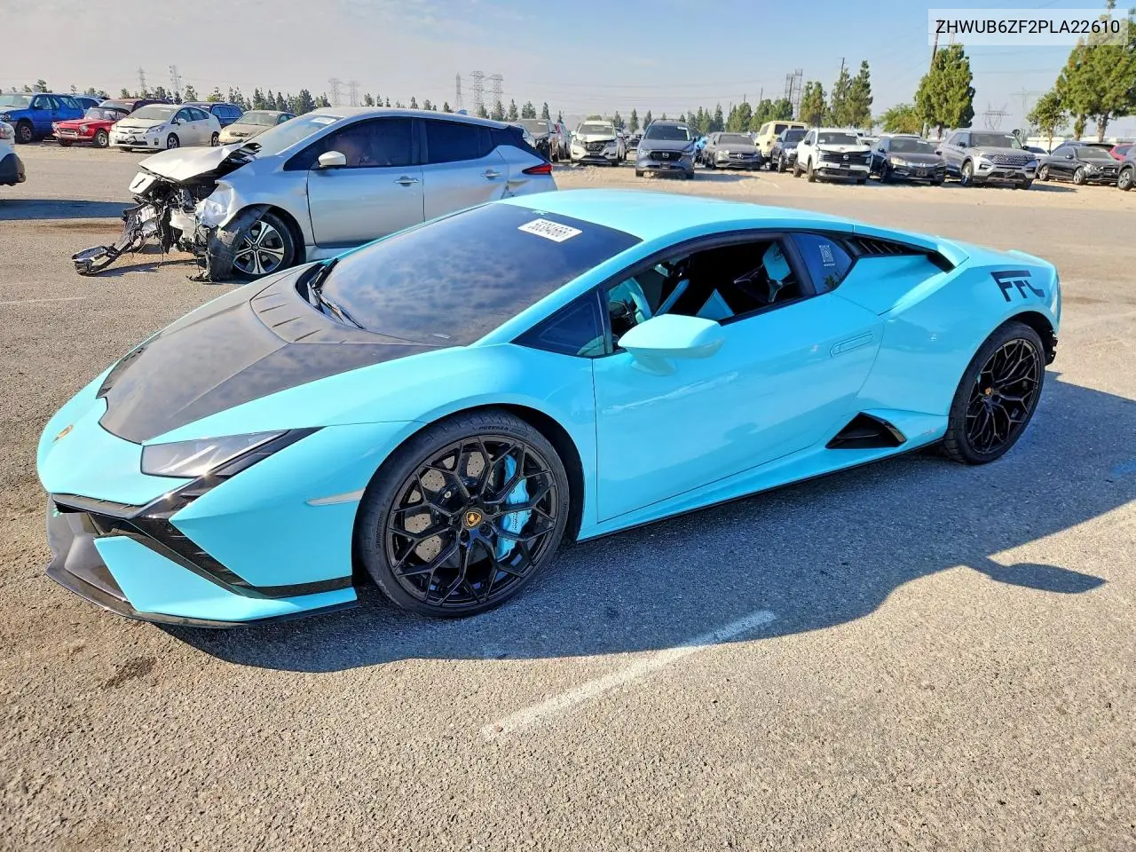 2023 Lamborghini Huracan Tecnica VIN: ZHWUB6ZF2PLA22610 Lot: 58384666