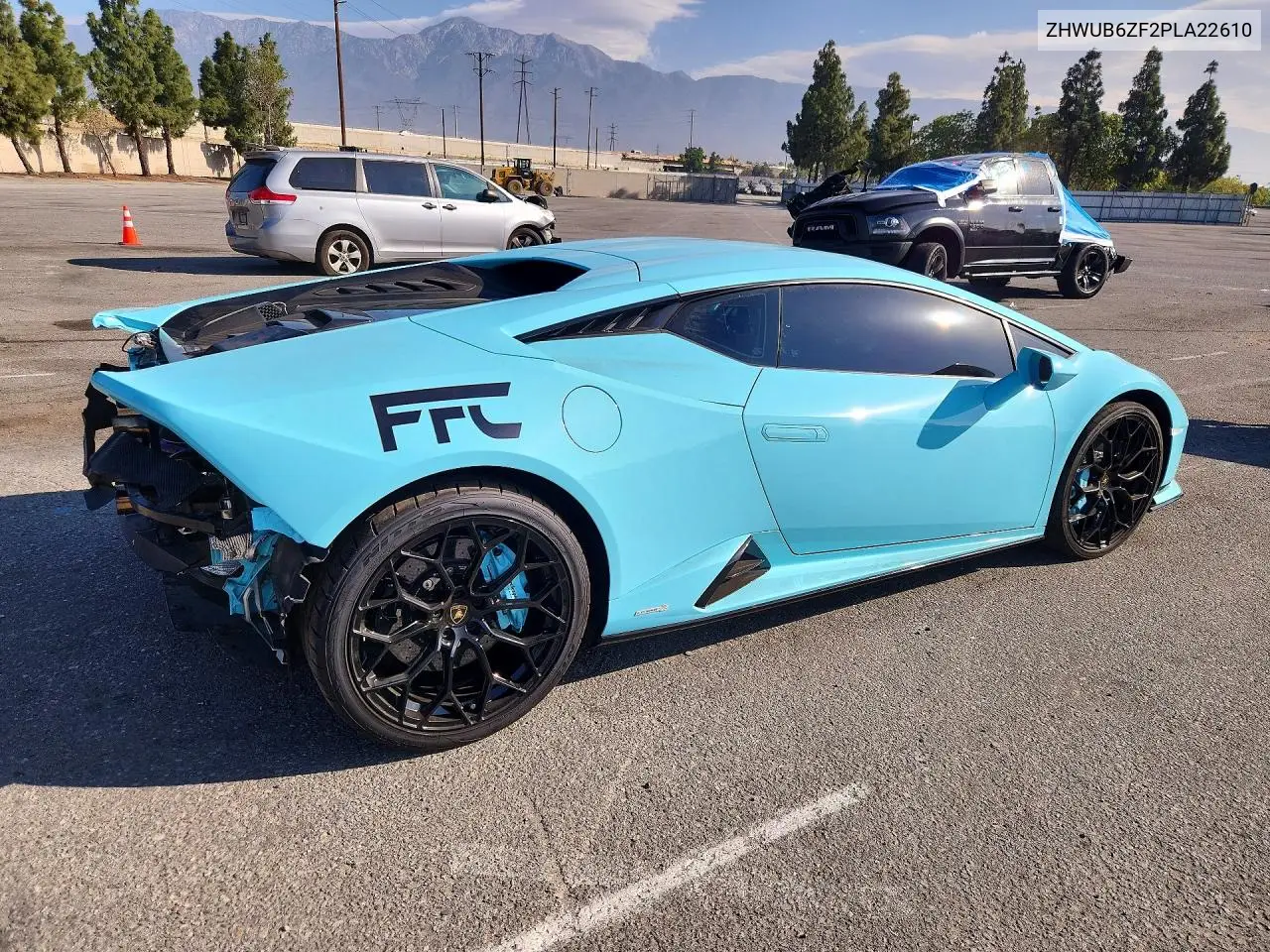 2023 Lamborghini Huracan Tecnica VIN: ZHWUB6ZF2PLA22610 Lot: 58384666