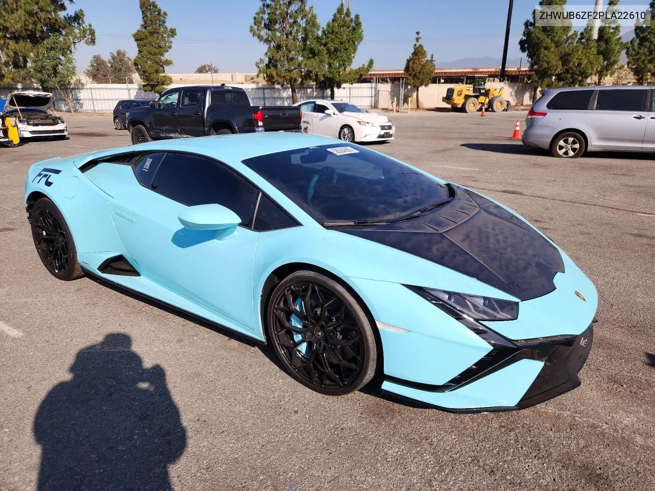 2023 Lamborghini Huracan Tecnica VIN: ZHWUB6ZF2PLA22610 Lot: 58384666