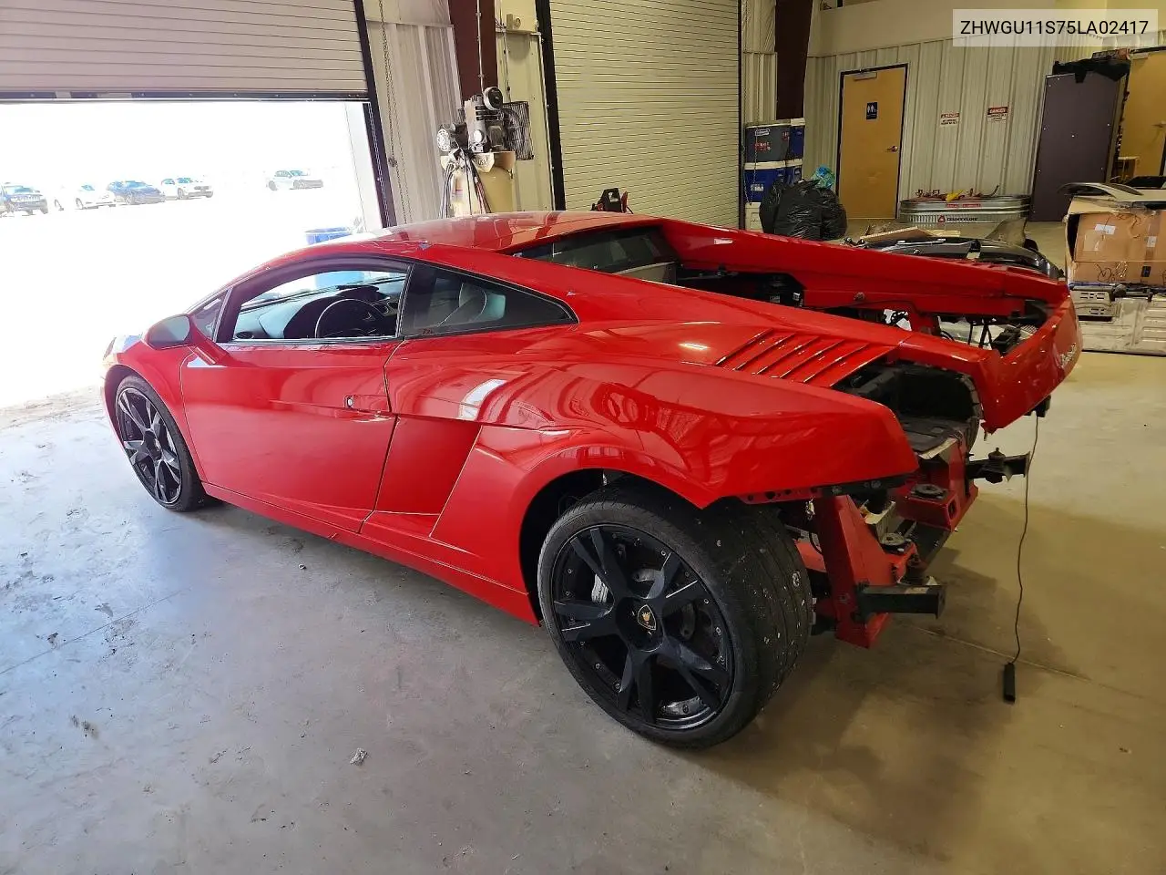 2005 Lamborghini Gallardo VIN: ZHWGU11S75LA02417 Lot: 55810066