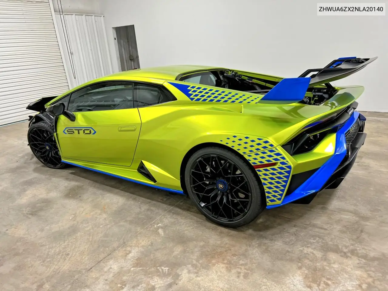 2022 Lamborghini Huracan Sto VIN: ZHWUA6ZX2NLA20140 Lot: 78077285