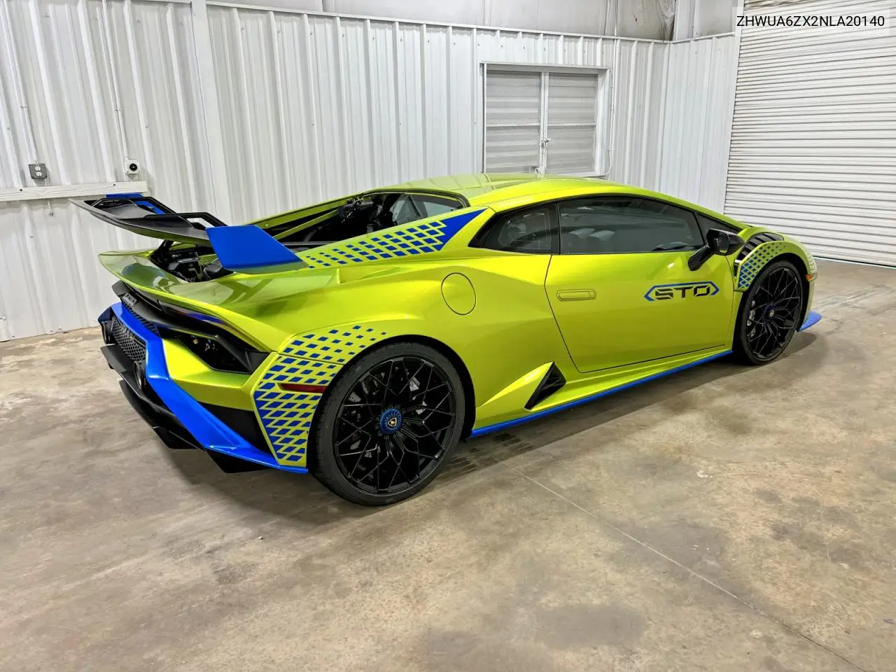 2022 Lamborghini Huracan Sto VIN: ZHWUA6ZX2NLA20140 Lot: 78077285
