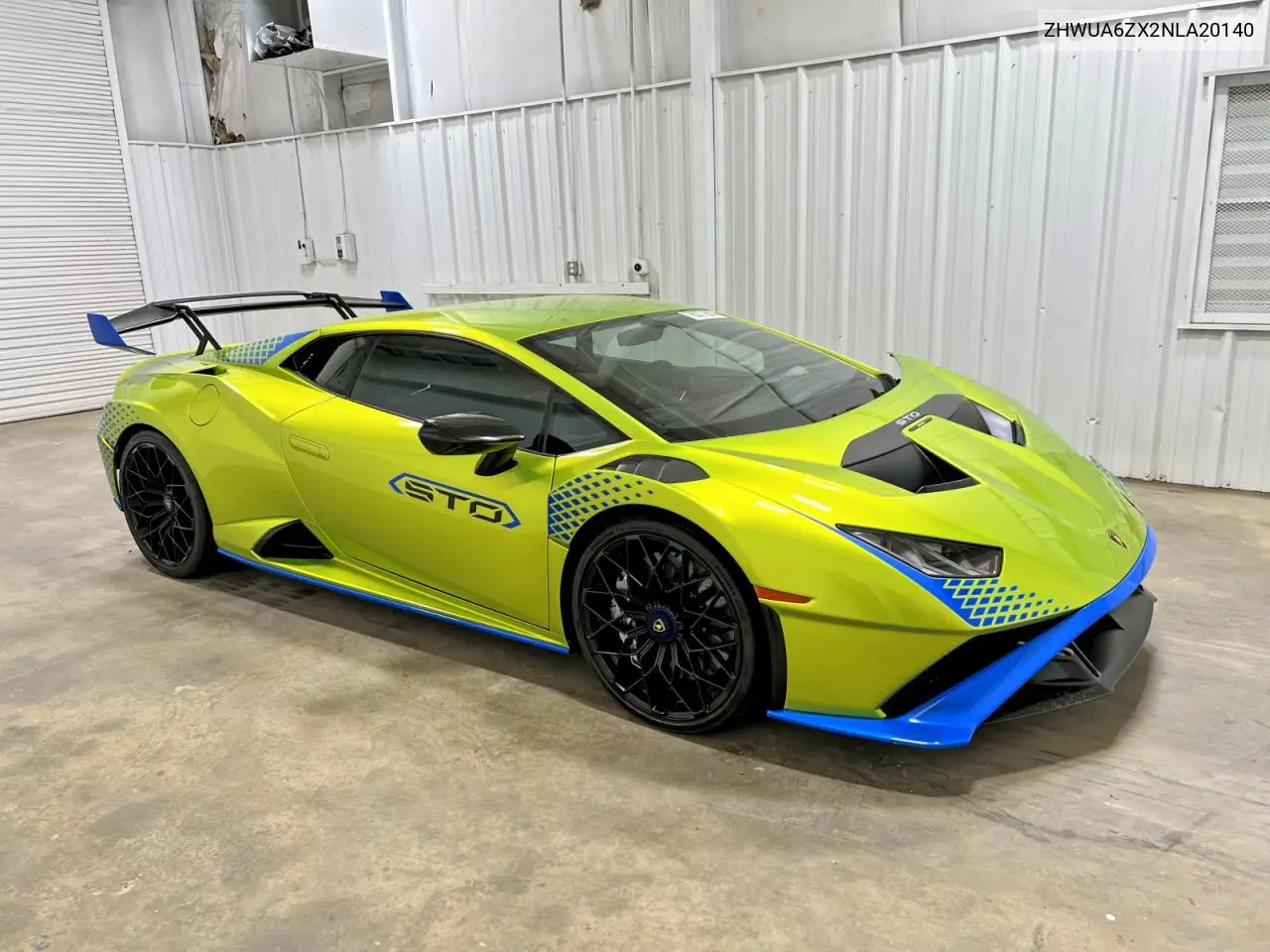 2022 Lamborghini Huracan Sto VIN: ZHWUA6ZX2NLA20140 Lot: 78077285
