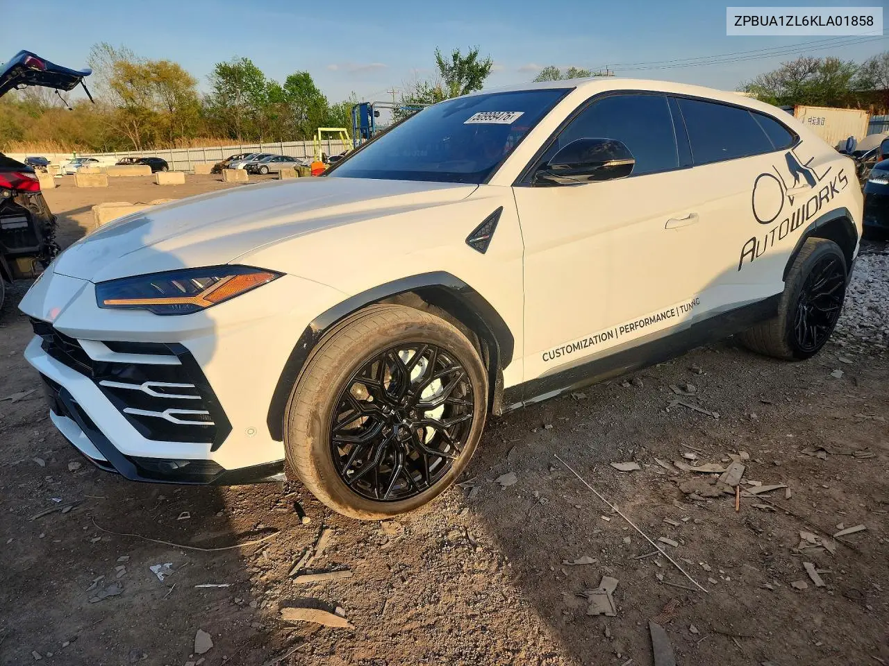 2019 Lamborghini Urus VIN: ZPBUA1ZL6KLA01858 Lot: 50999476