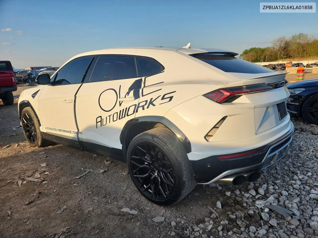 2019 Lamborghini Urus VIN: ZPBUA1ZL6KLA01858 Lot: 50999476