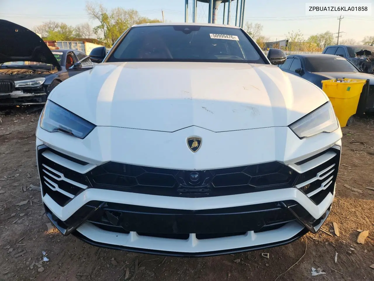 2019 Lamborghini Urus VIN: ZPBUA1ZL6KLA01858 Lot: 50999476