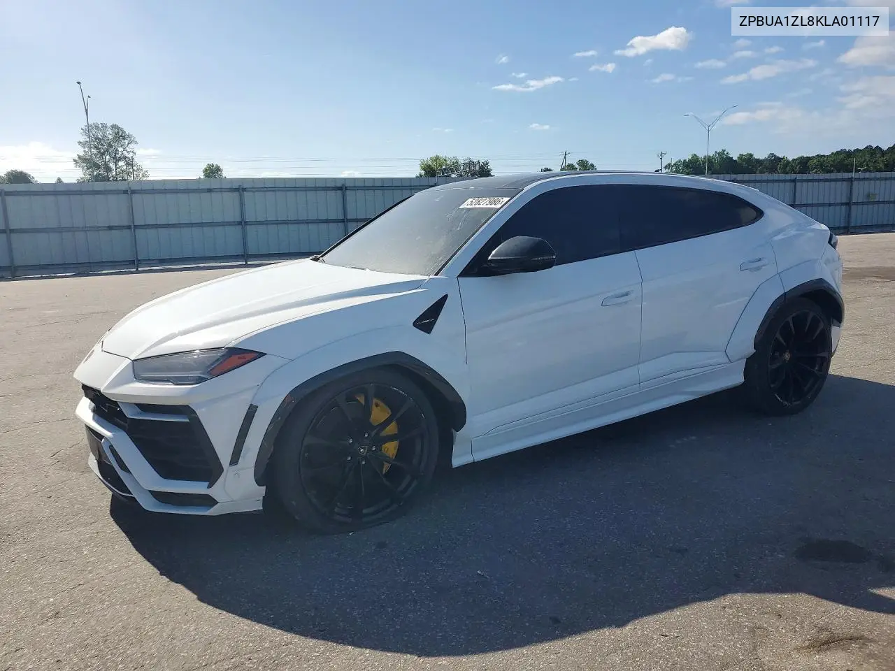 2019 Lamborghini Urus VIN: ZPBUA1ZL8KLA01117 Lot: 52827986