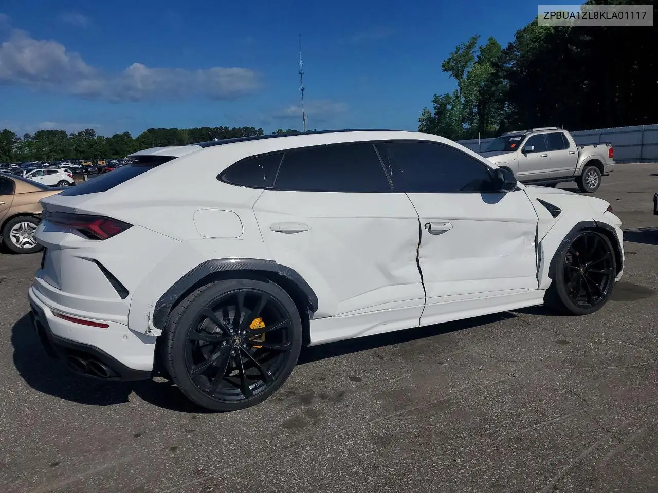 2019 Lamborghini Urus VIN: ZPBUA1ZL8KLA01117 Lot: 52827986