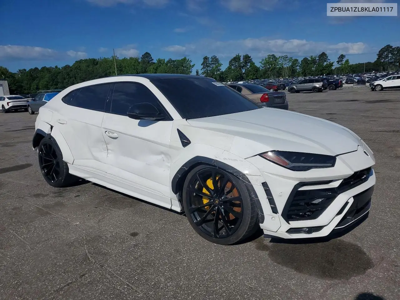 2019 Lamborghini Urus VIN: ZPBUA1ZL8KLA01117 Lot: 52827986