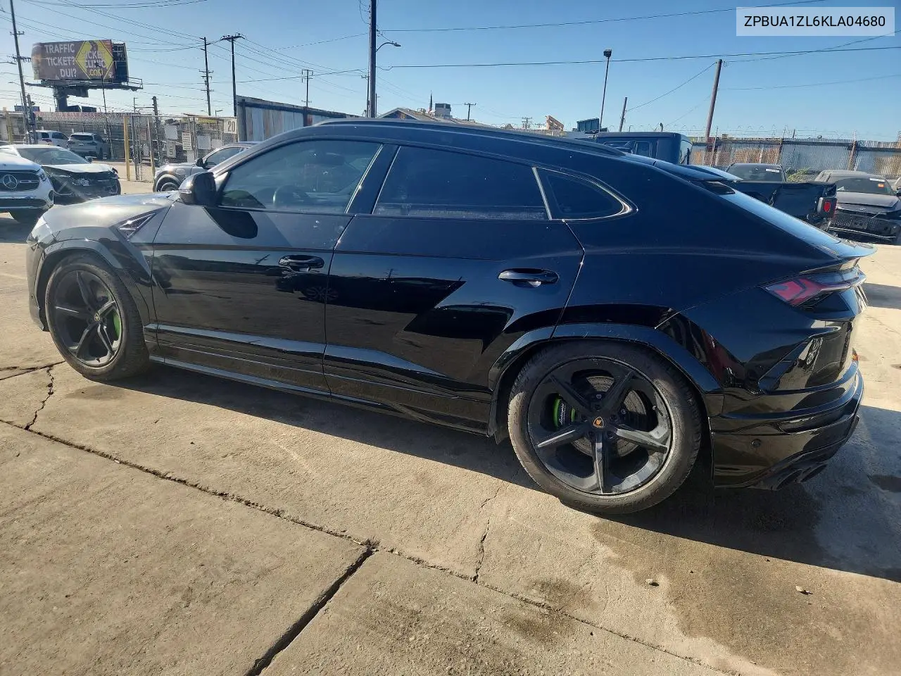 2019 Lamborghini Urus VIN: ZPBUA1ZL6KLA04680 Lot: 59401946