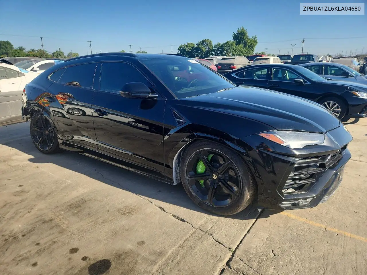 2019 Lamborghini Urus VIN: ZPBUA1ZL6KLA04680 Lot: 59401946