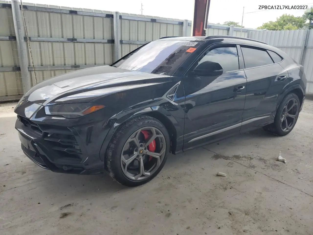 2019 Lamborghini Urus VIN: 2PBCA12L7KLA02027 Lot: 68065525