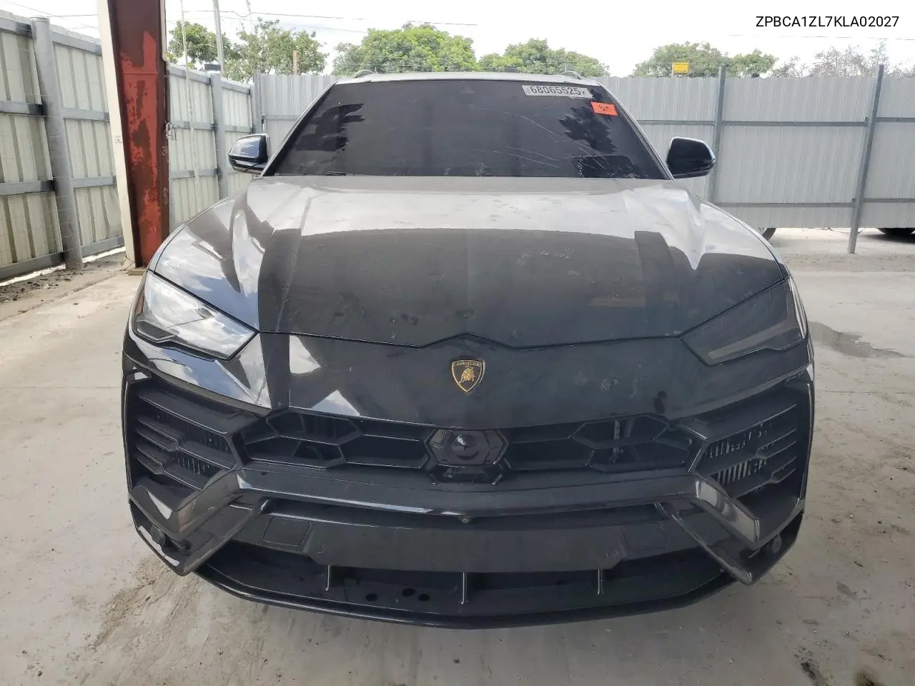 2019 Lamborghini Urus VIN: 2PBCA12L7KLA02027 Lot: 68065525