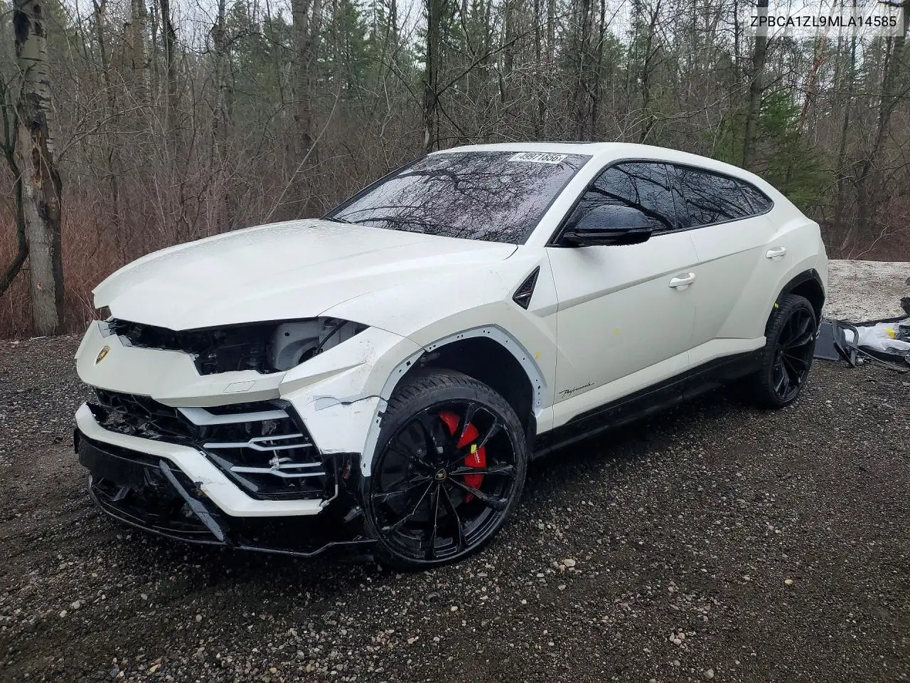 2021 Lamborghini Urus VIN: ZPBCA1ZL9MLA14585 Lot: 49971856