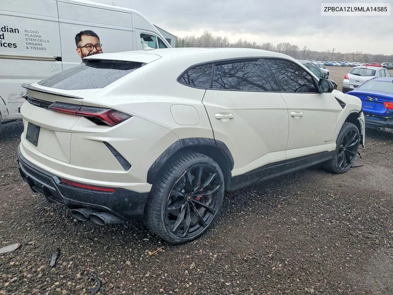 2021 Lamborghini Urus VIN: ZPBCA1ZL9MLA14585 Lot: 49971856