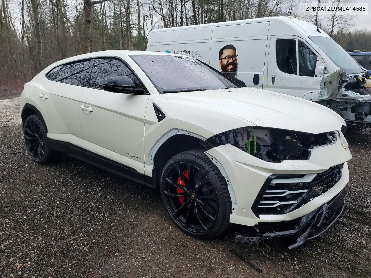 2021 Lamborghini Urus VIN: ZPBCA1ZL9MLA14585 Lot: 49971856
