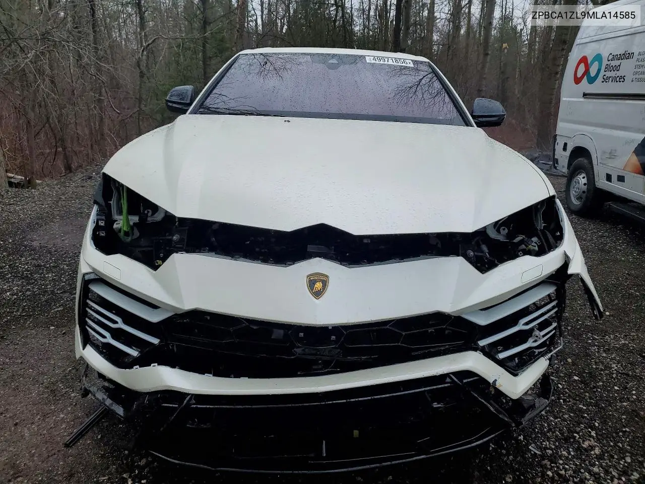 2021 Lamborghini Urus VIN: ZPBCA1ZL9MLA14585 Lot: 49971856