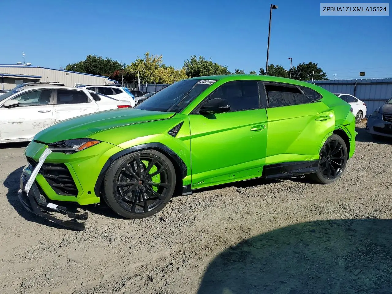 2021 Lamborghini Urus VIN: ZPBUA1ZLXMLA15524 Lot: 58901846