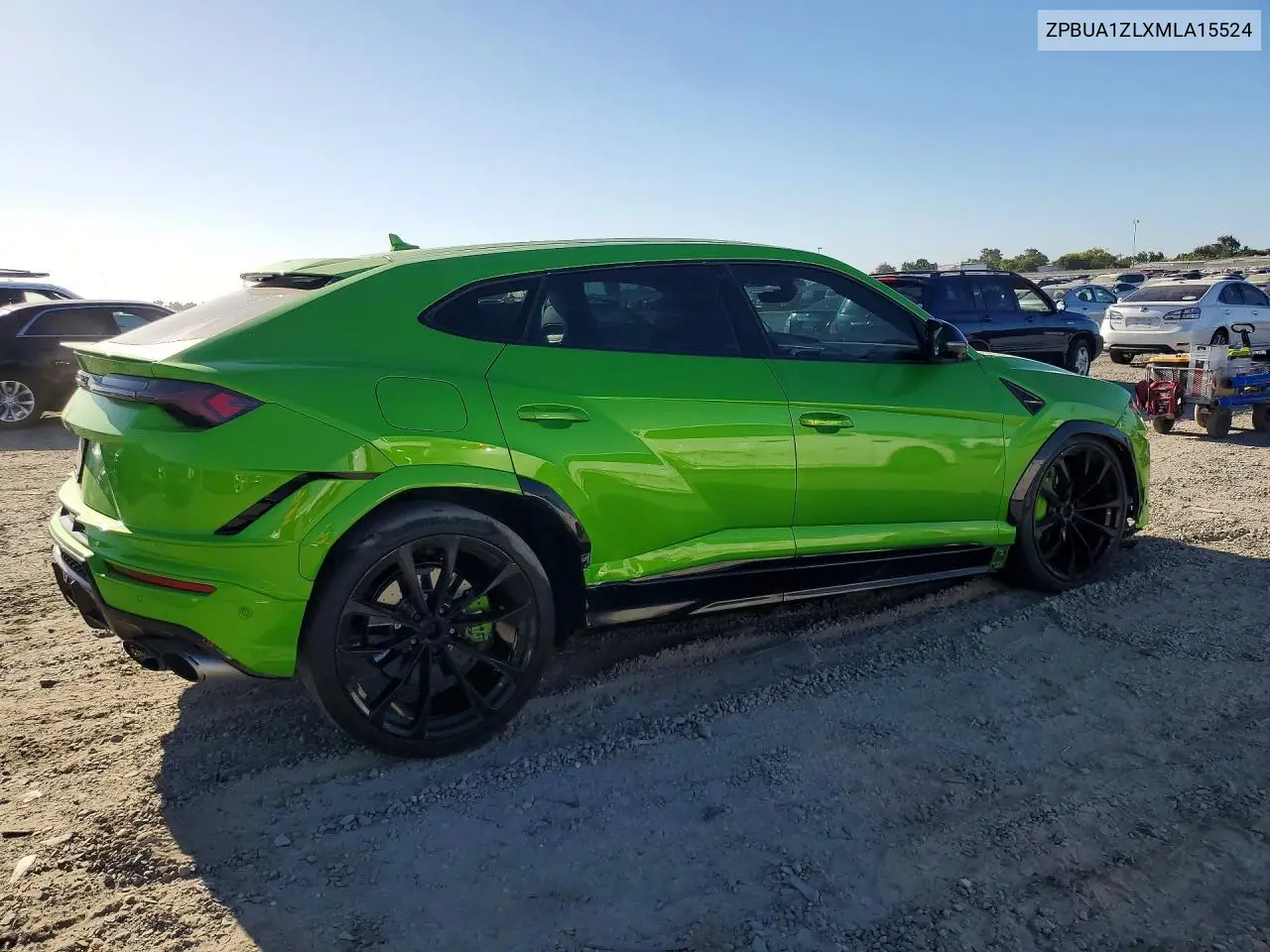 2021 Lamborghini Urus VIN: ZPBUA1ZLXMLA15524 Lot: 58901846