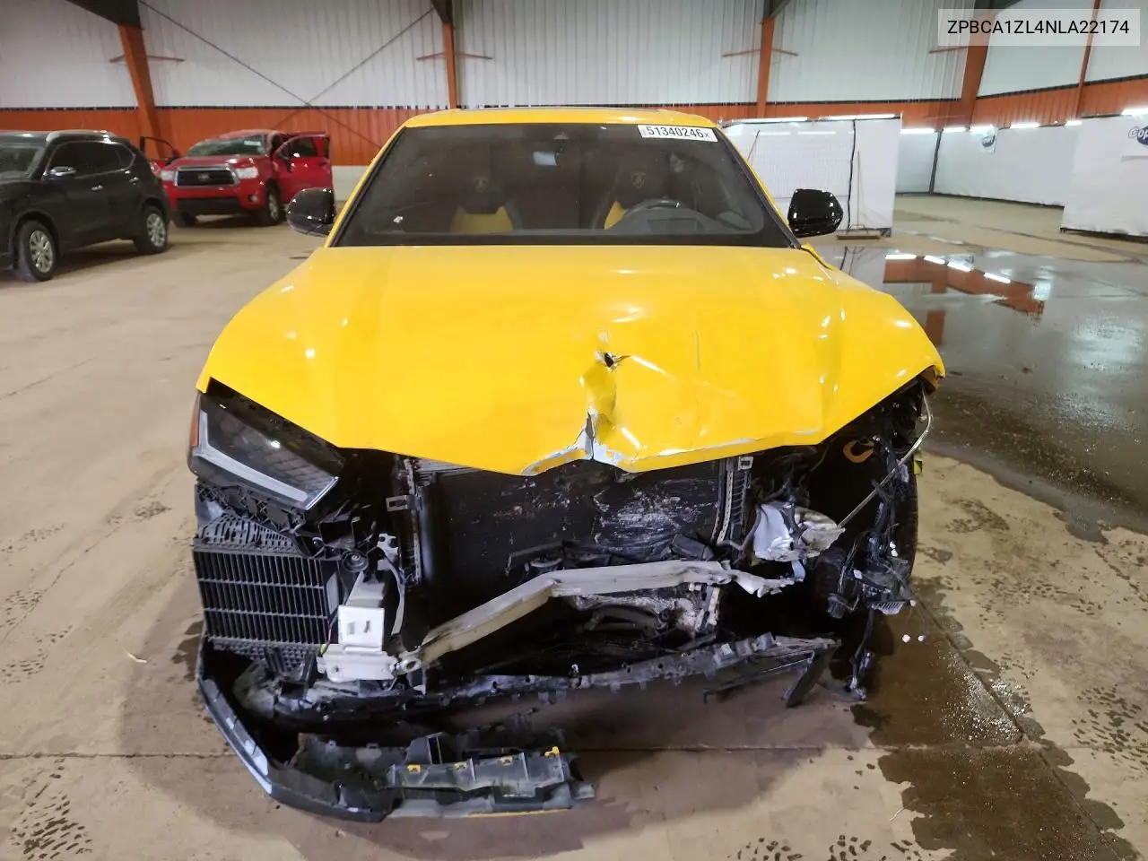 2022 Lamborghini Urus VIN: ZPBCA1ZL4NLA22174 Lot: 51340246