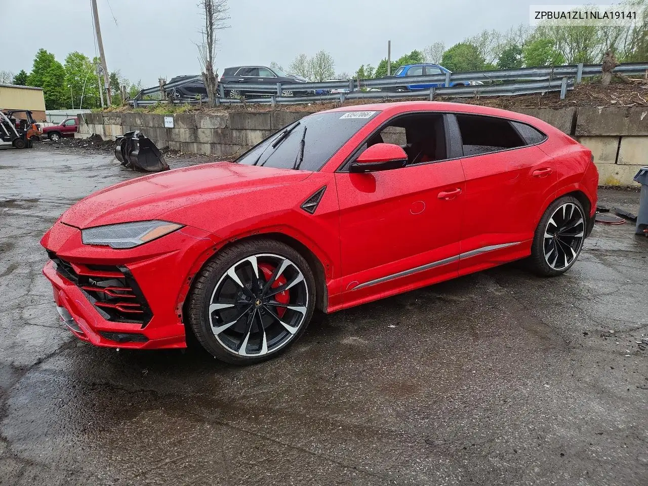 2022 Lamborghini Urus VIN: ZPBUA1ZL1NLA19141 Lot: 53547066