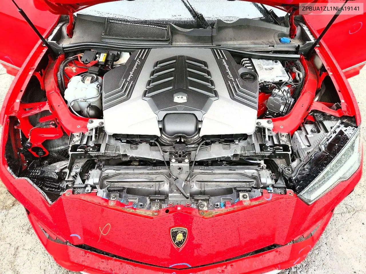 2022 Lamborghini Urus VIN: ZPBUA1ZL1NLA19141 Lot: 53547066
