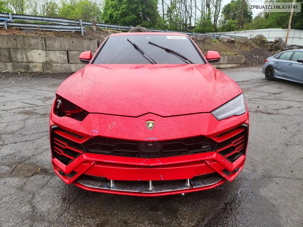 2022 Lamborghini Urus VIN: ZPBUA1ZL1NLA19141 Lot: 53547066