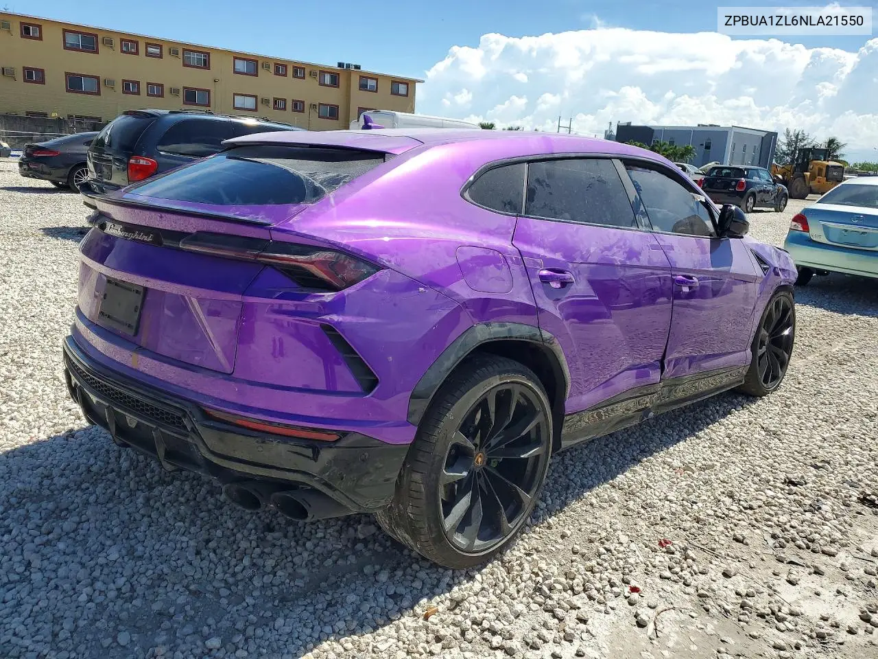 2022 Lamborghini Urus VIN: ZPBUA1ZL6NLA21550 Lot: 85615785