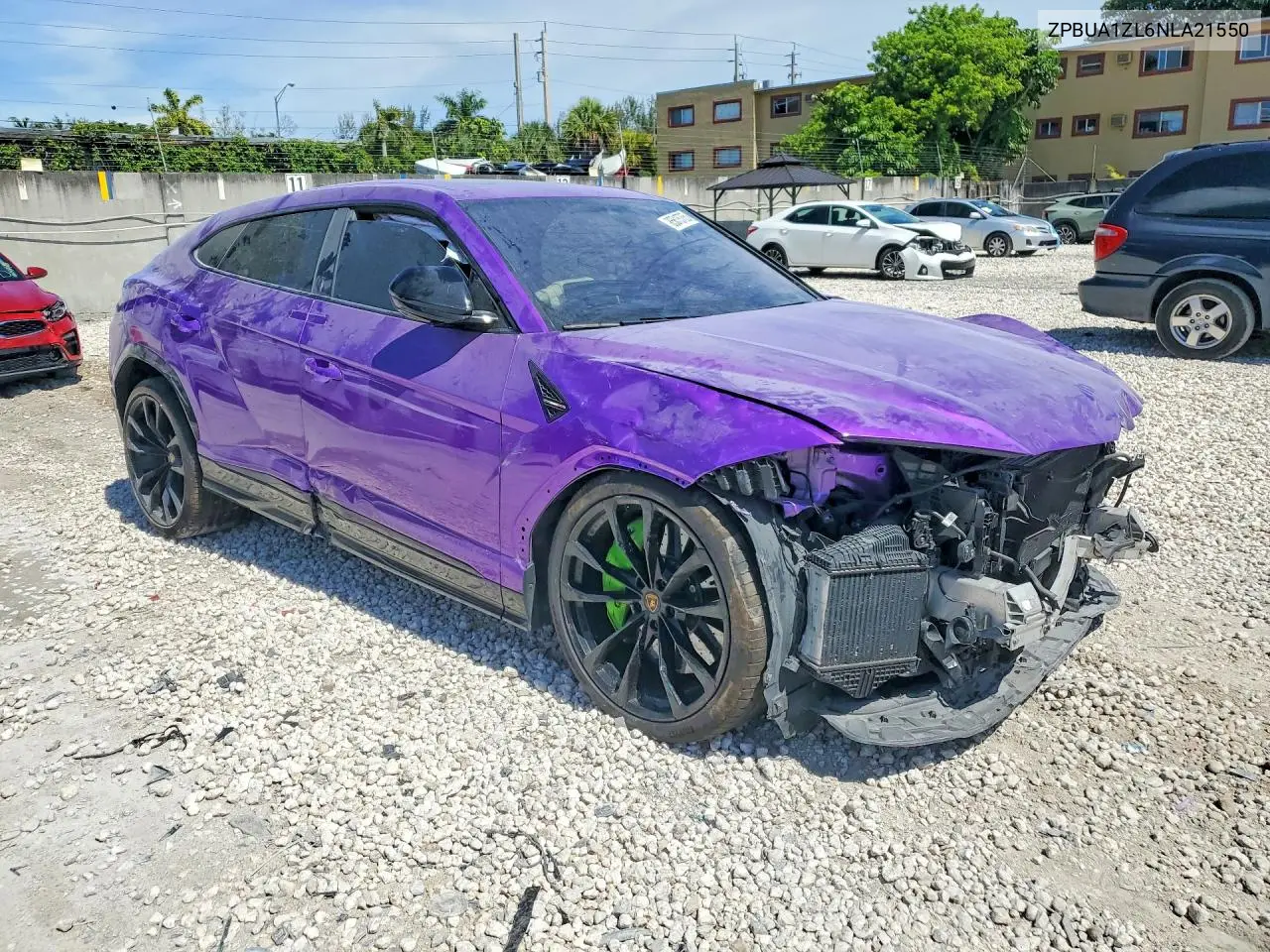 2022 Lamborghini Urus VIN: ZPBUA1ZL6NLA21550 Lot: 85615785