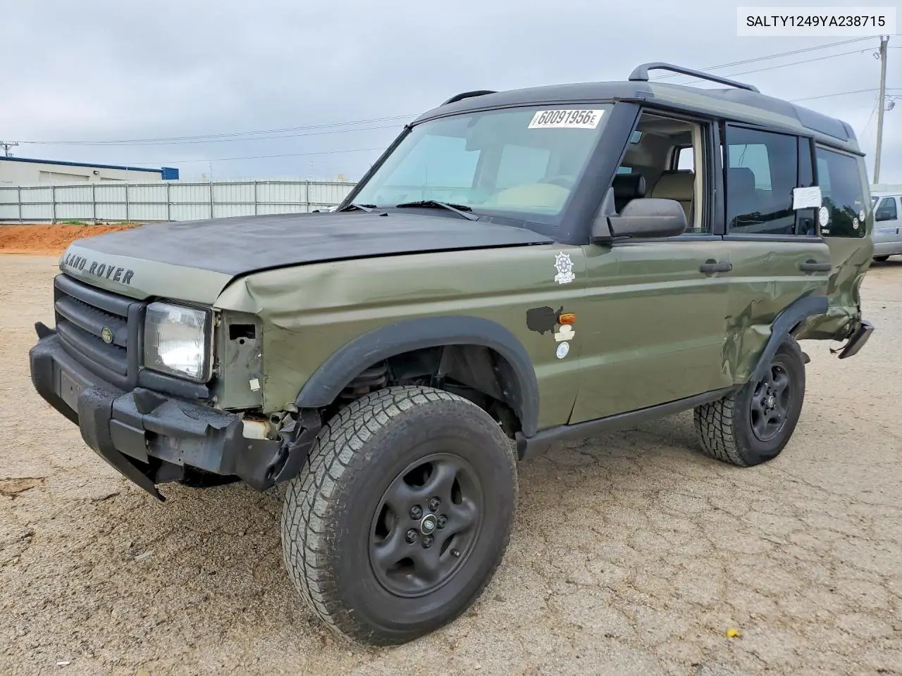 2000 Land Rover Discovery Ii VIN: SALTY1249YA238715 Lot: 60091956