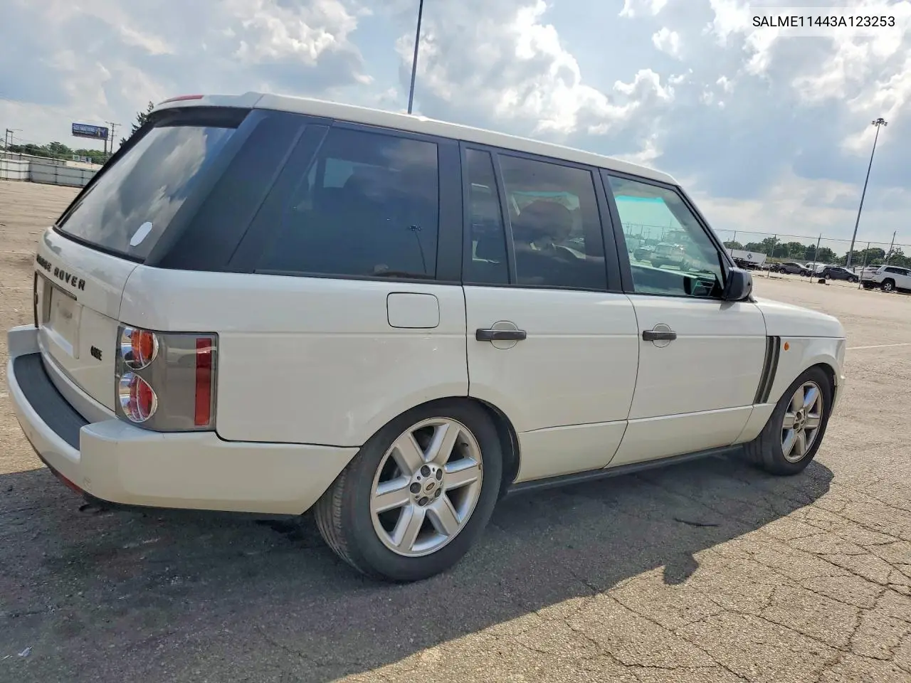 2003 Land Rover Range Rover Hse VIN: SALME11443A123253 Lot: 59573276