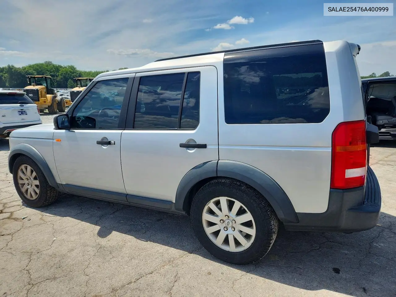 2006 Land Rover Lr3 Se VIN: SALAE25476A400999 Lot: 56327186