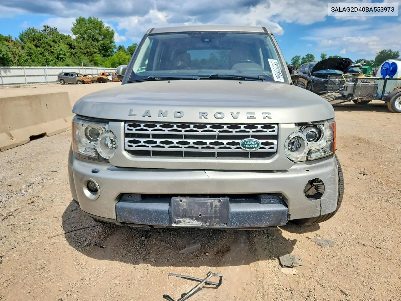 2011 Land Rover Lr4 Hse VIN: SALAG2D40BA553973 Lot: 58363866