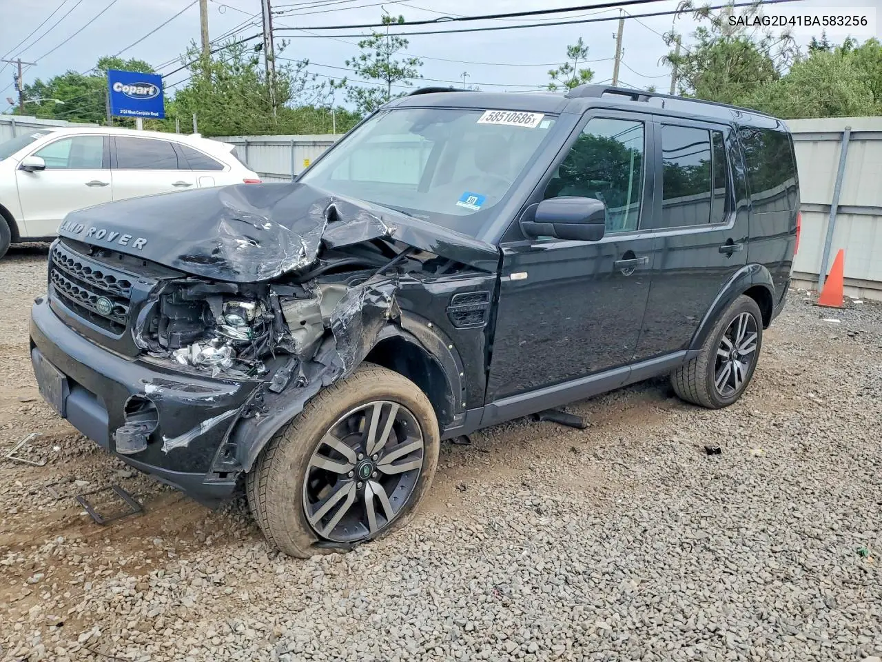 2011 Land Rover Lr4 Hse VIN: SALAG2D41BA583256 Lot: 58510686
