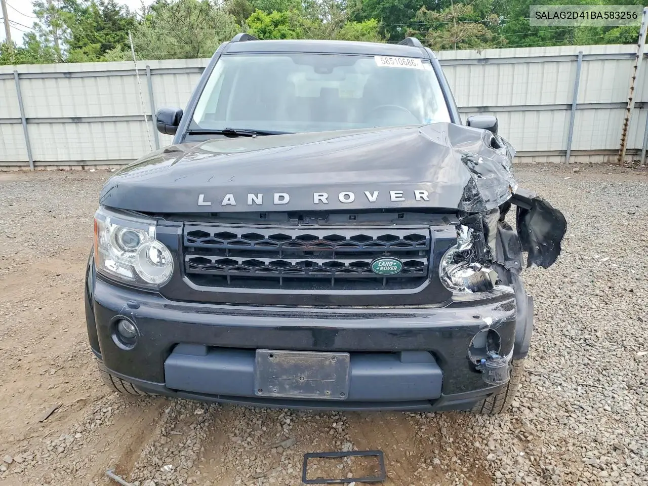 2011 Land Rover Lr4 Hse VIN: SALAG2D41BA583256 Lot: 58510686