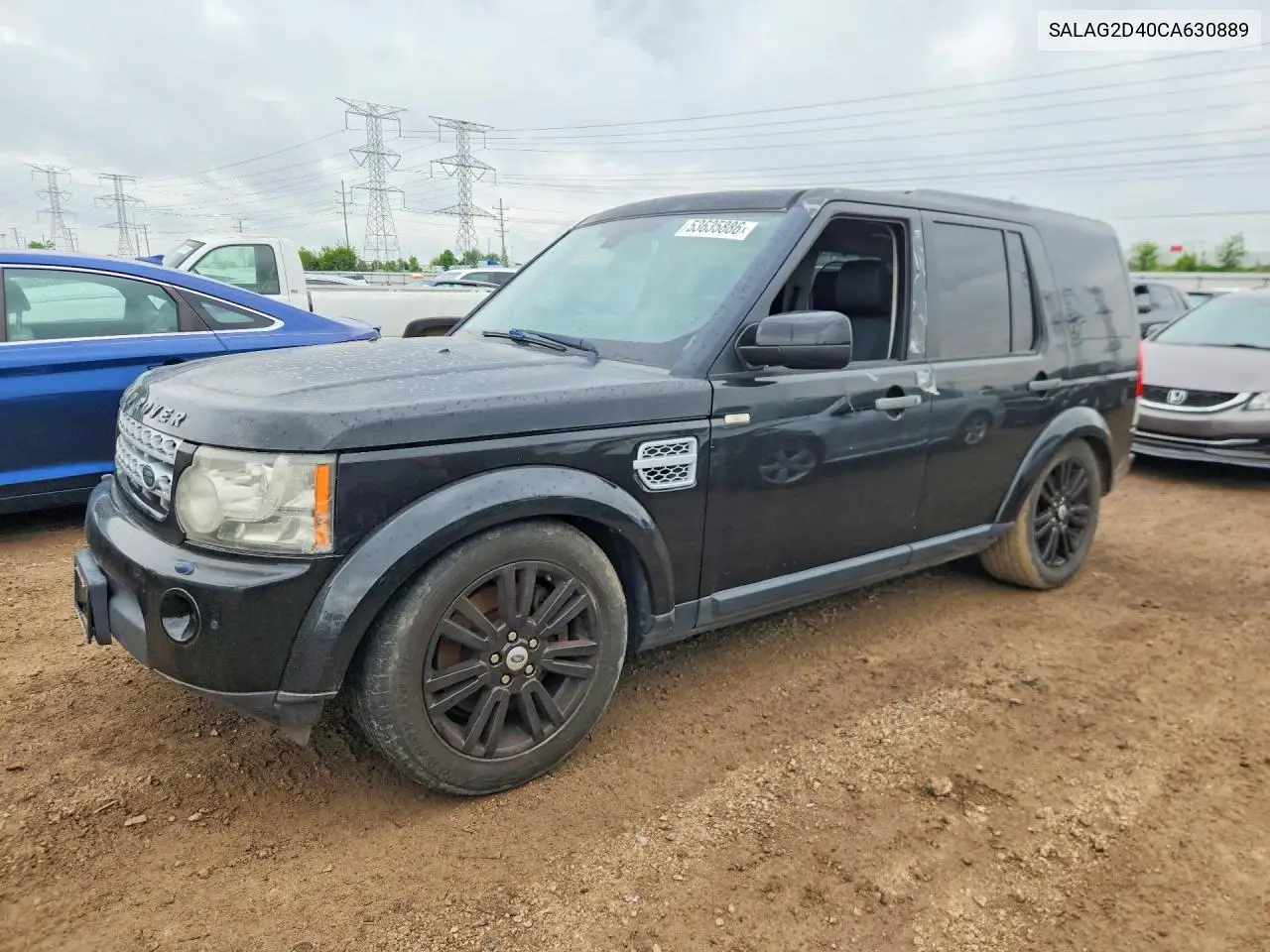 2012 Land Rover Lr4 Hse VIN: SALAG2D40CA630889 Lot: 53635886