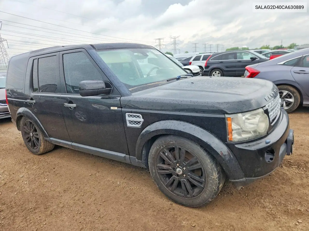 2012 Land Rover Lr4 Hse VIN: SALAG2D40CA630889 Lot: 53635886