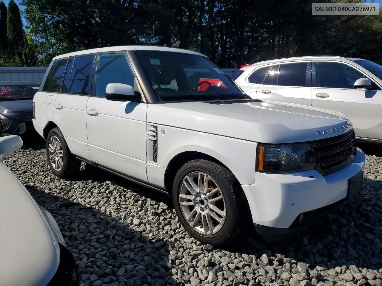 2012 Land Rover Range Rover Hse VIN: SALME1D40CA376971 Lot: 56069716