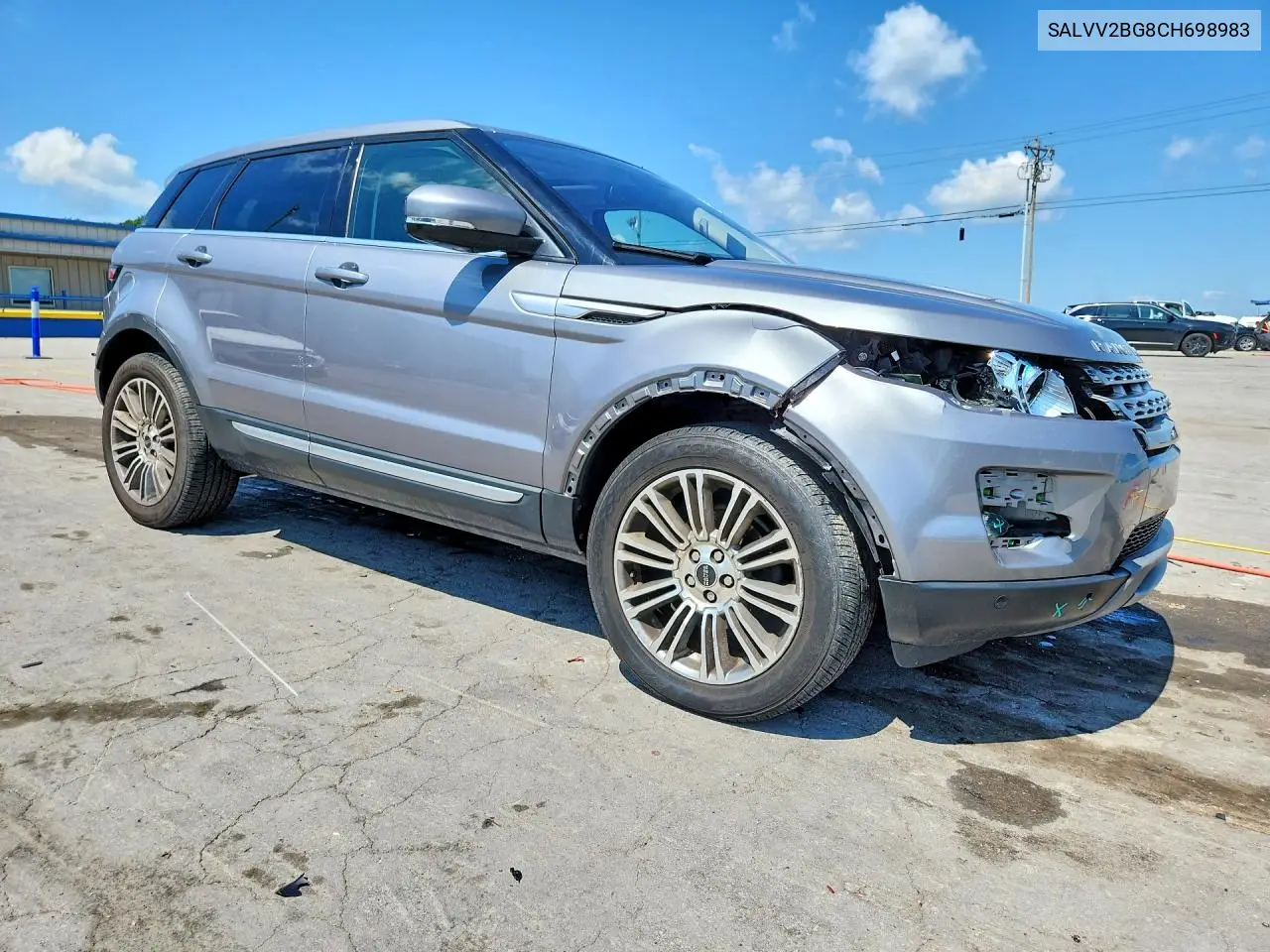 2012 Land Rover Range Rover Evoque Prestige Premium VIN: SALVV2BG8CH698983 Lot: 56592036