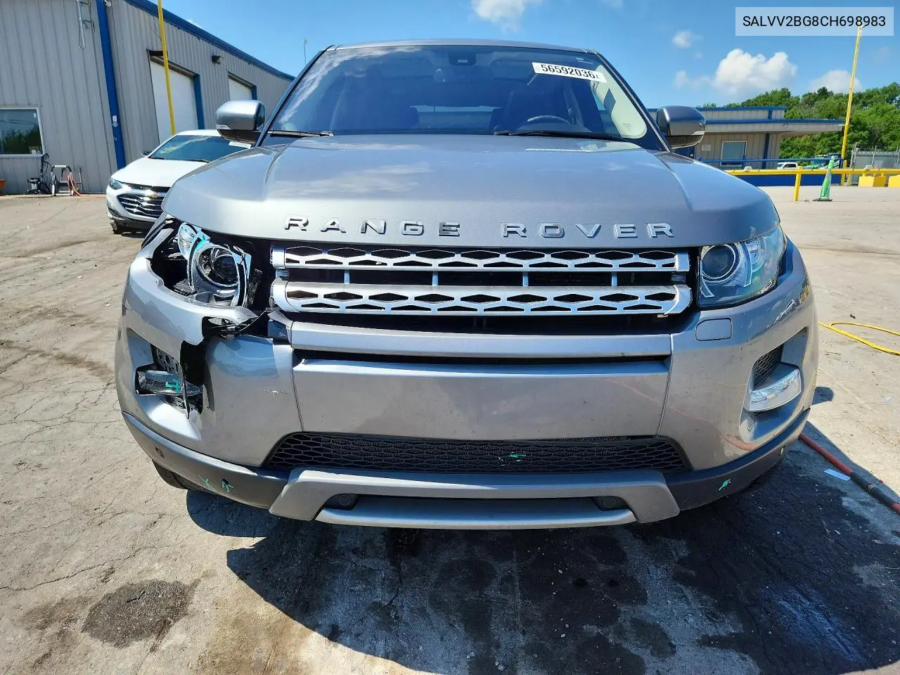 2012 Land Rover Range Rover Evoque Prestige Premium VIN: SALVV2BG8CH698983 Lot: 56592036