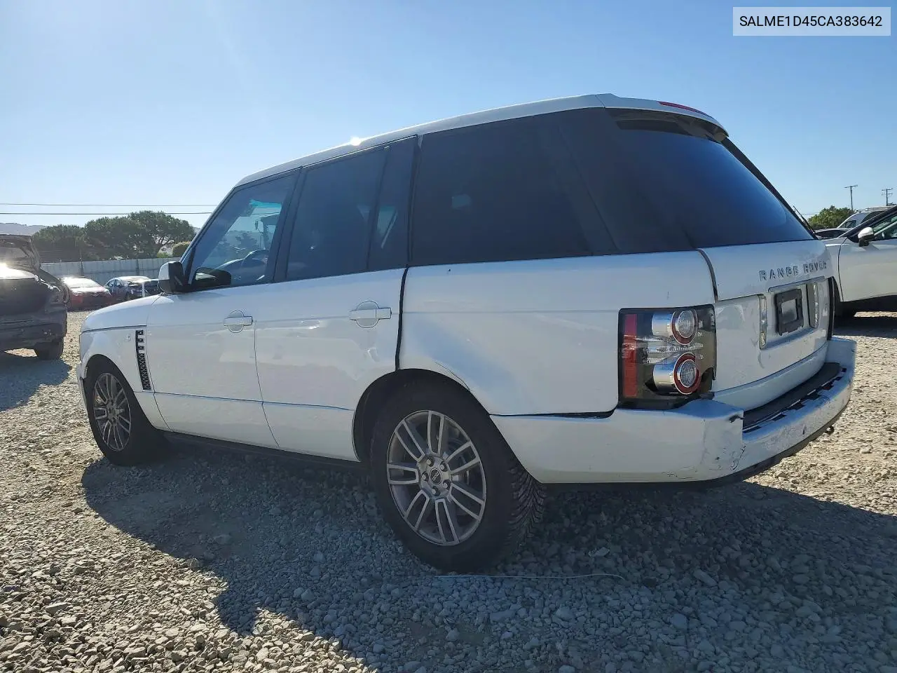 2012 Land Rover Range Rover Hse VIN: SALME1D45CA383642 Lot: 56852876