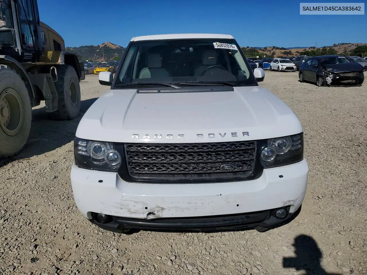 2012 Land Rover Range Rover Hse VIN: SALME1D45CA383642 Lot: 56852876