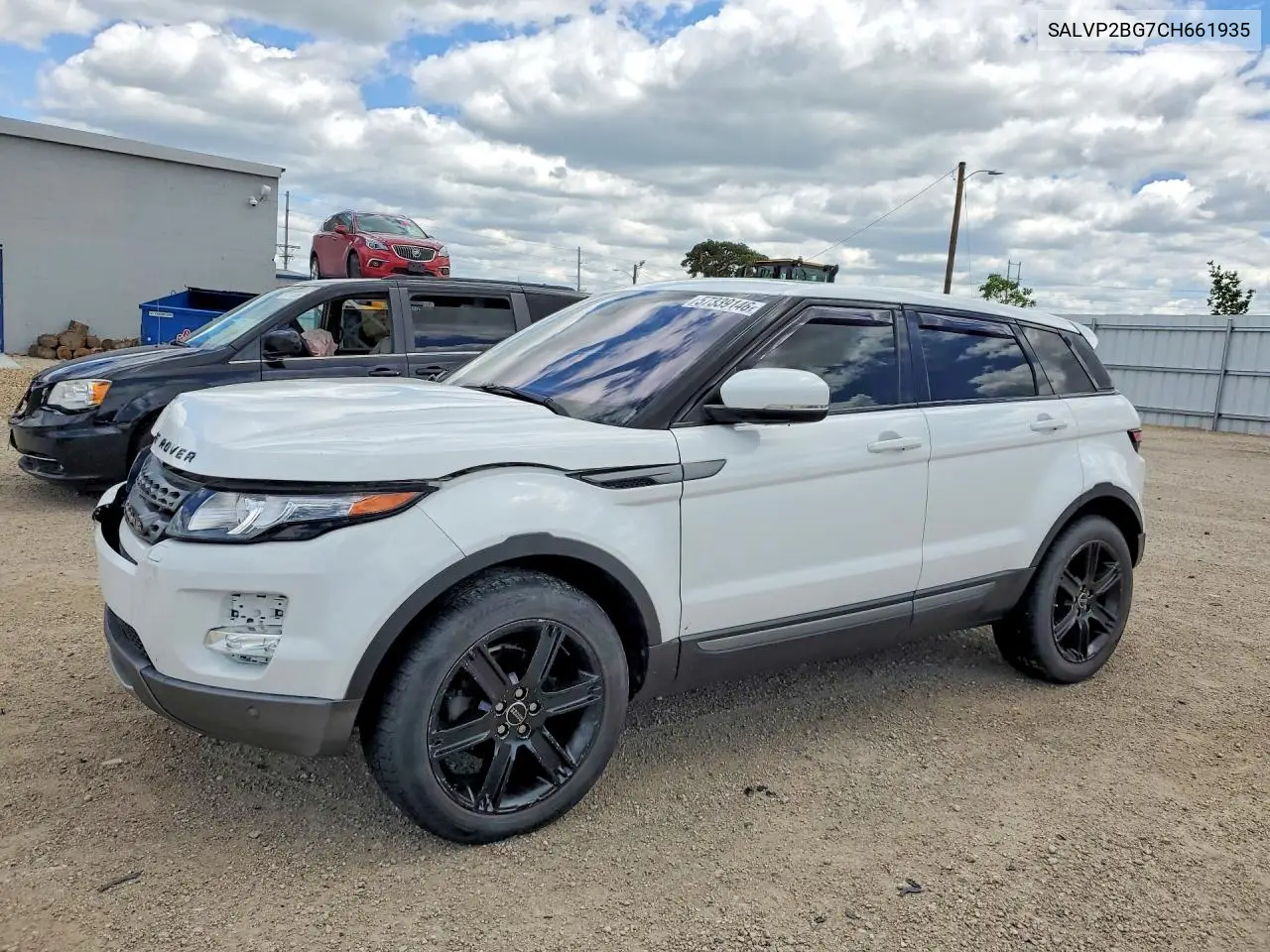 2012 Land Rover Range Rover Evoque Pure Plus VIN: SALVP2BG7CH661935 Lot: 57339146