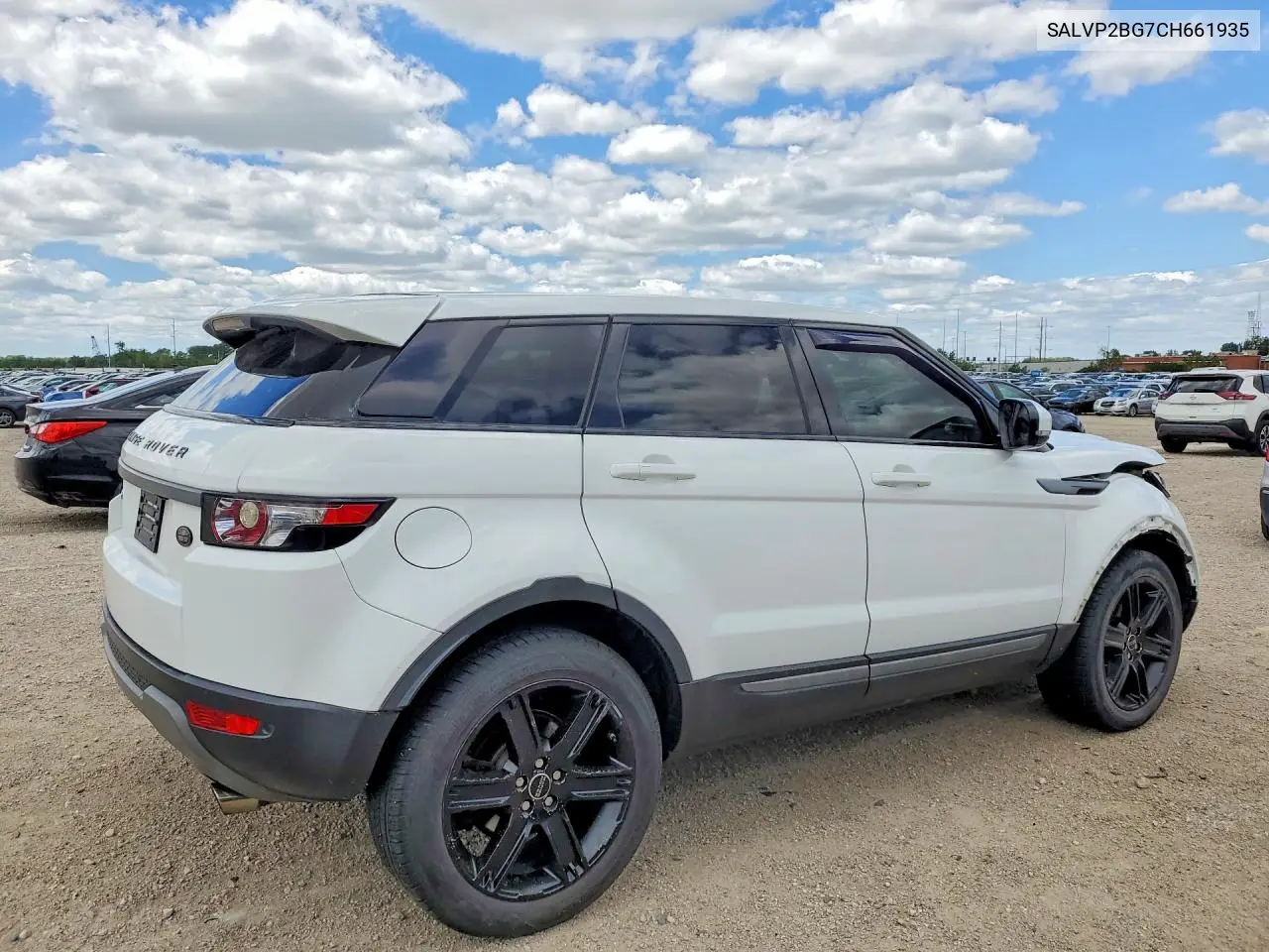 2012 Land Rover Range Rover Evoque Pure Plus VIN: SALVP2BG7CH661935 Lot: 57339146