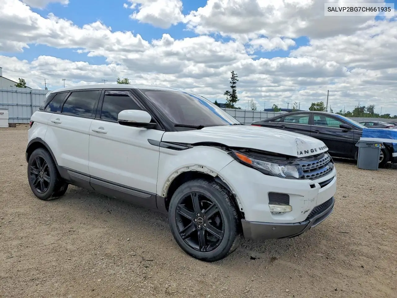 2012 Land Rover Range Rover Evoque Pure Plus VIN: SALVP2BG7CH661935 Lot: 57339146