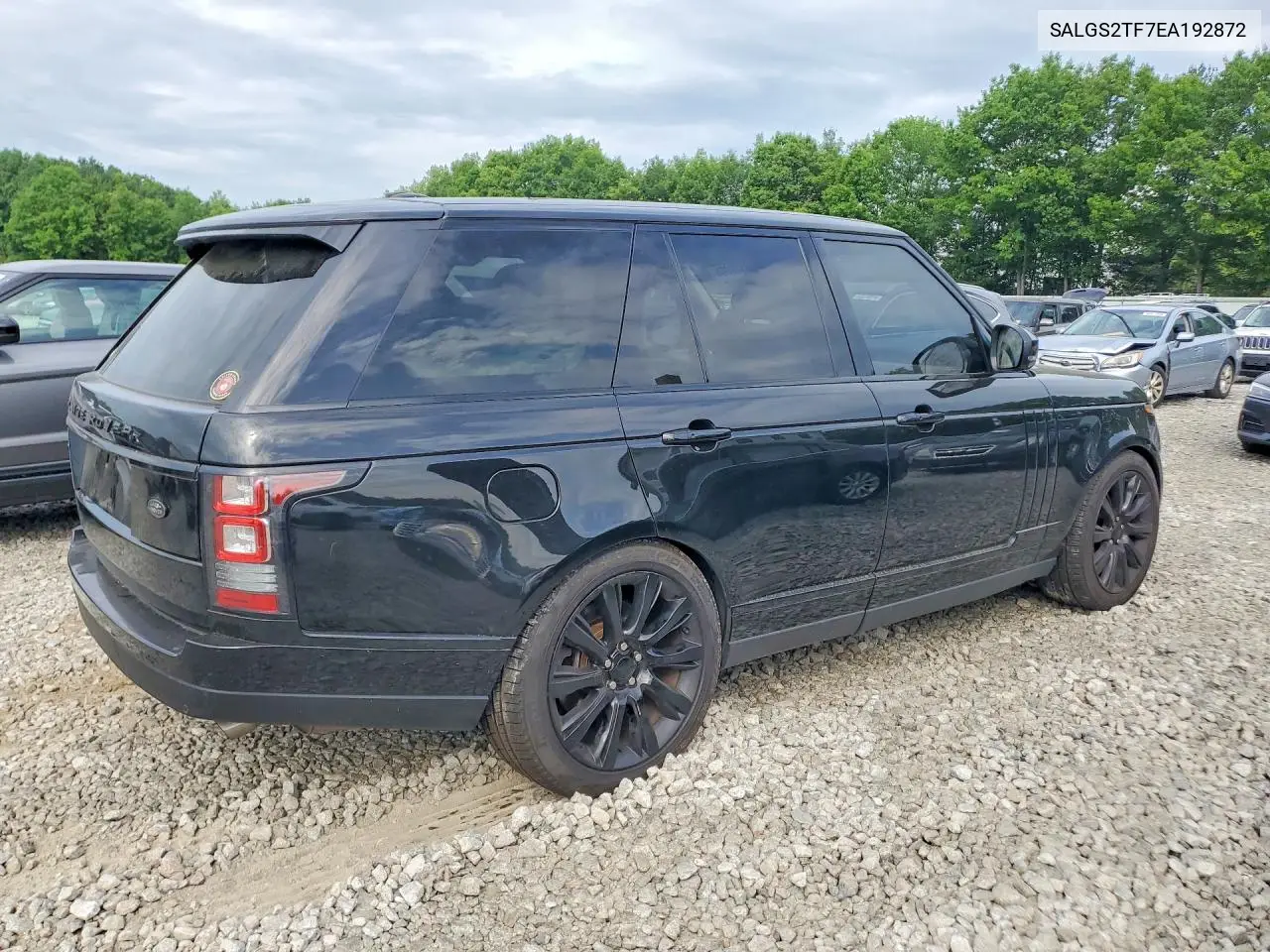 2014 Land Rover Range Rover Supercharged VIN: SALGS2TF7EA192872 Lot: 56876866