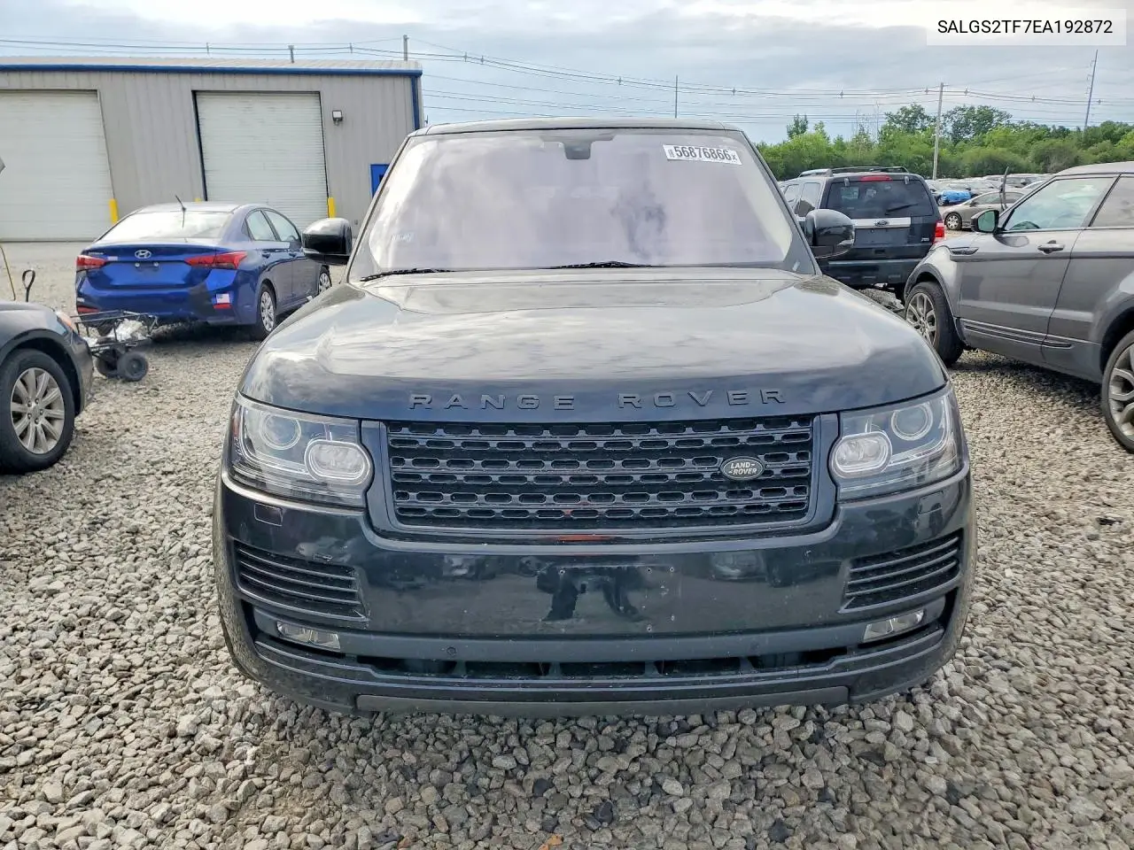 2014 Land Rover Range Rover Supercharged VIN: SALGS2TF7EA192872 Lot: 56876866